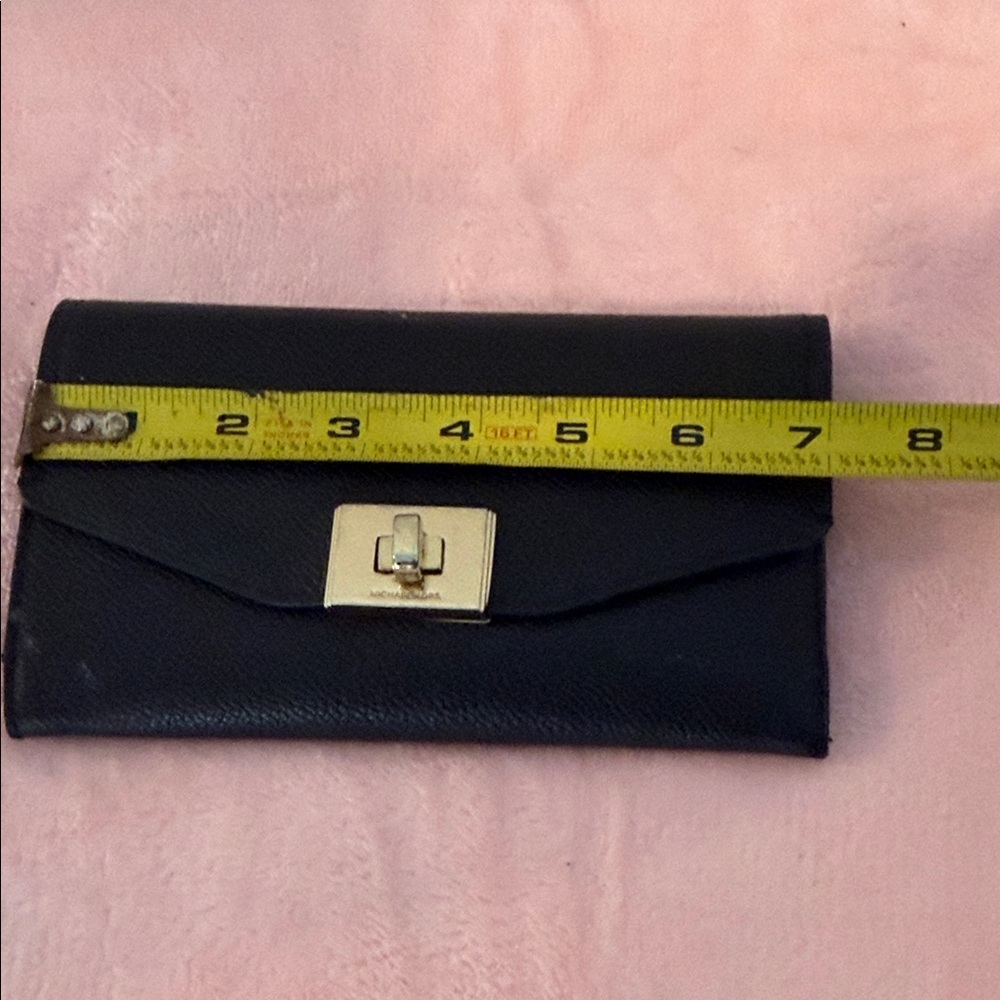 Michael Kors Black Leather Wallet - Picture 6 of 7